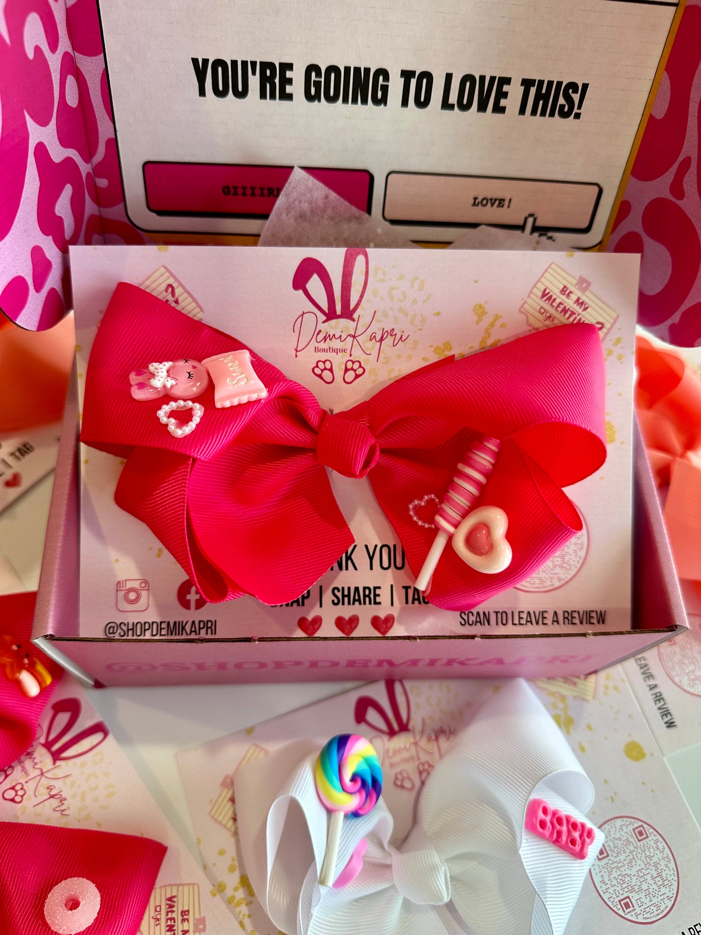 The Demi K Doll Bows