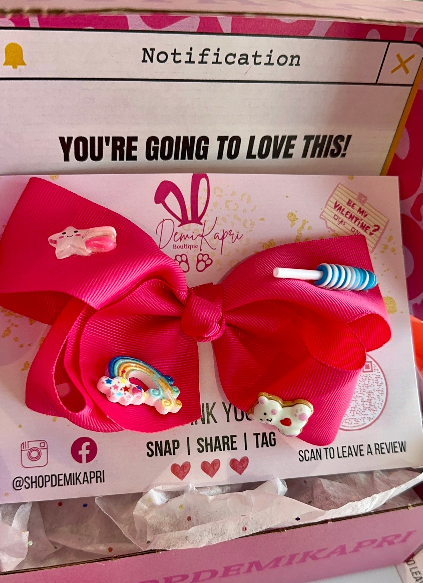 The Demi K Doll Bows